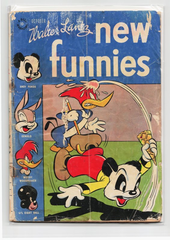 Walter Lantz New Funnies #116 (Dell, 1946), raw, ungraded comic book — front cover