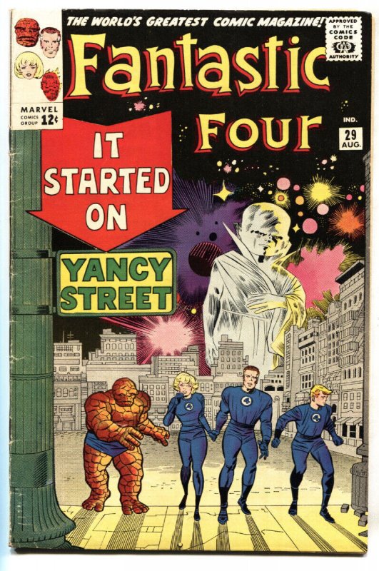 Fantastic Four #29 (Marvel Comics, 1964), raw comic book in VG+ condition — front cover