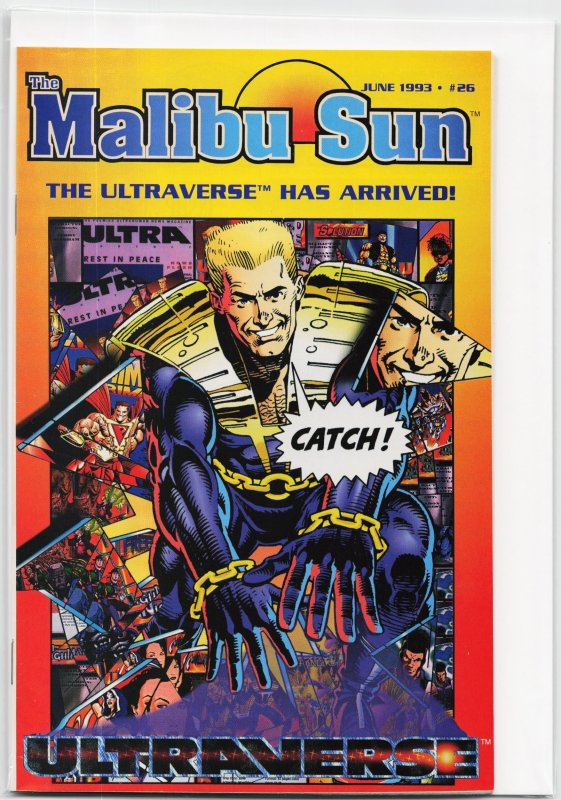 The Malibu Sun #26 (Malibu Comics, 1993), raw, ungraded comic book — front cover