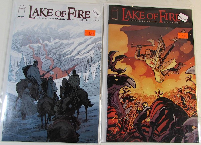 2016 Lake of Fire Lot of 2 #4, 4 b Image Comics NM 1st Print Comic Books (Image Comics, 2016), raw comic book in NM condition — front cover