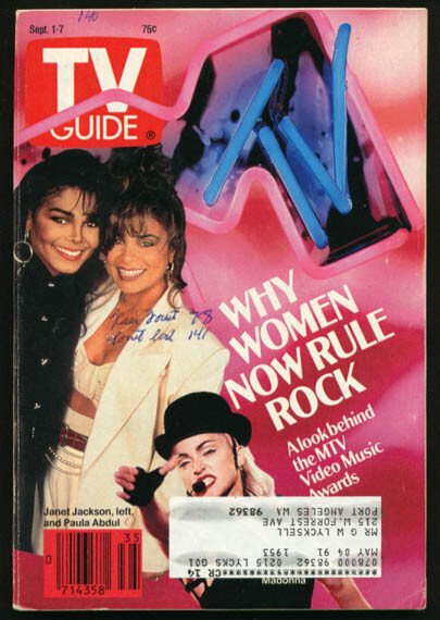 Mag: TV Guide 09/01/1990-Why Women Rule Rock/jerry Lewis G, raw, ungraded comic book — front cover