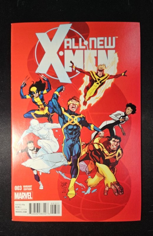 All-New X-Men #3 (Marvel Comics, 2017), raw comic book in NM condition — front cover