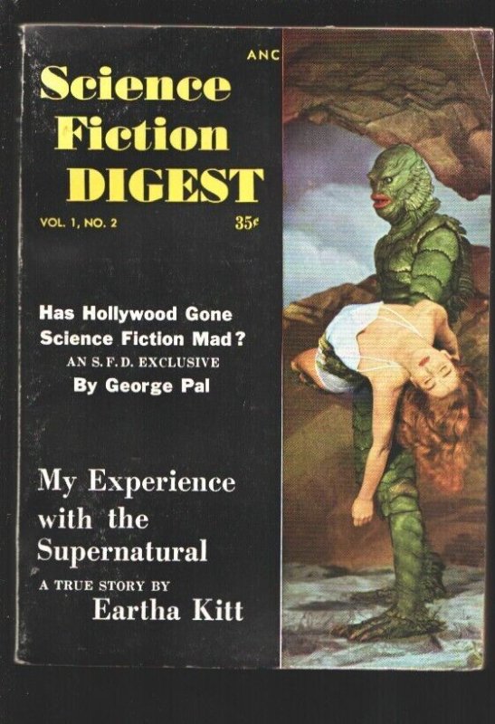 Science Fiction Digest #2 (1954), raw, ungraded comic book — front cover