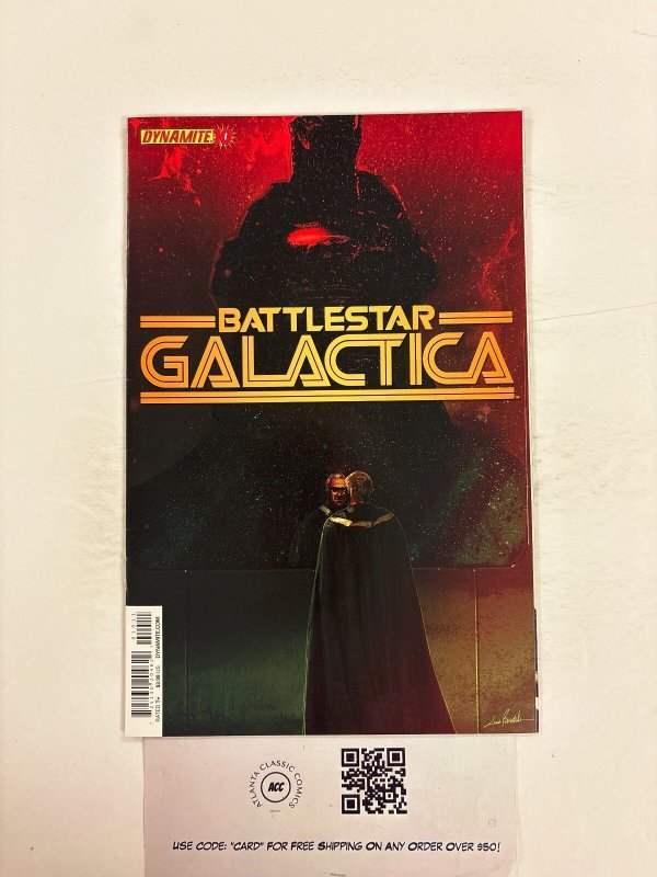 Battlestar Galactica #10 (Dynamite Entertainment), raw comic book in NM condition — front cover