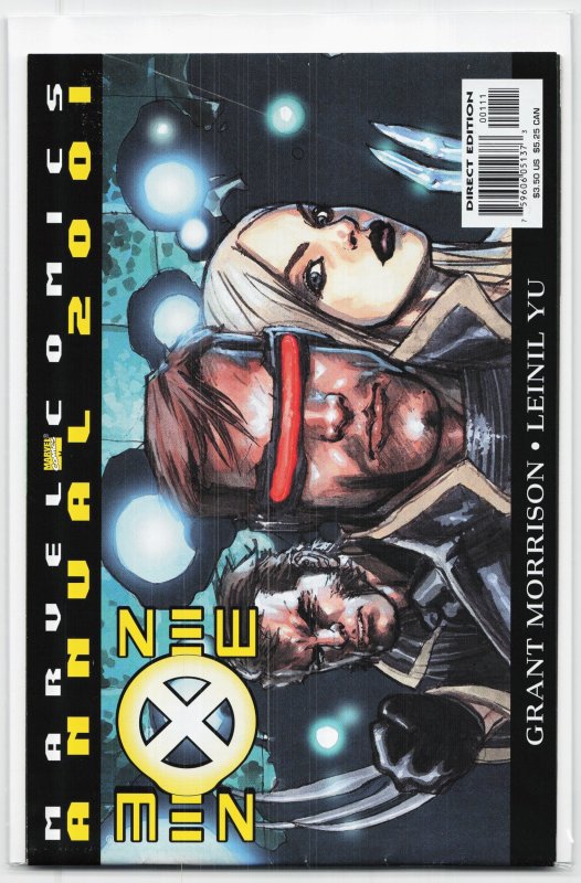 X-Men 2001 Direct Edition (2001) X-Men [Key Issue] (2001), raw, ungraded comic book — front cover