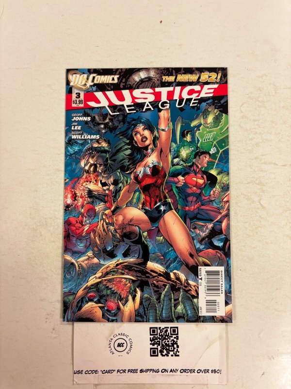 Justice League #3 (DC Comics, 2016), raw comic book in NM condition — front cover