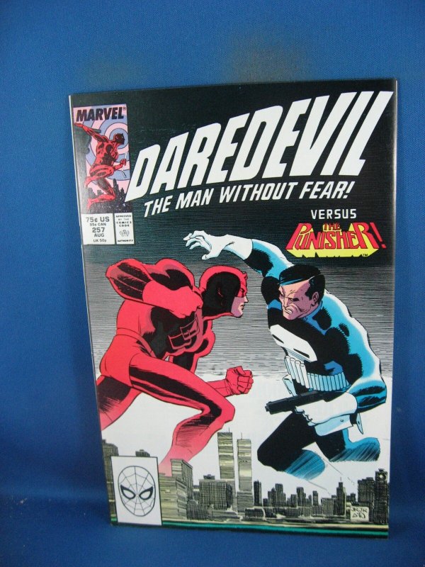 Daredevil #257 (Marvel Comics, 1988), raw comic book in NM- condition — front cover