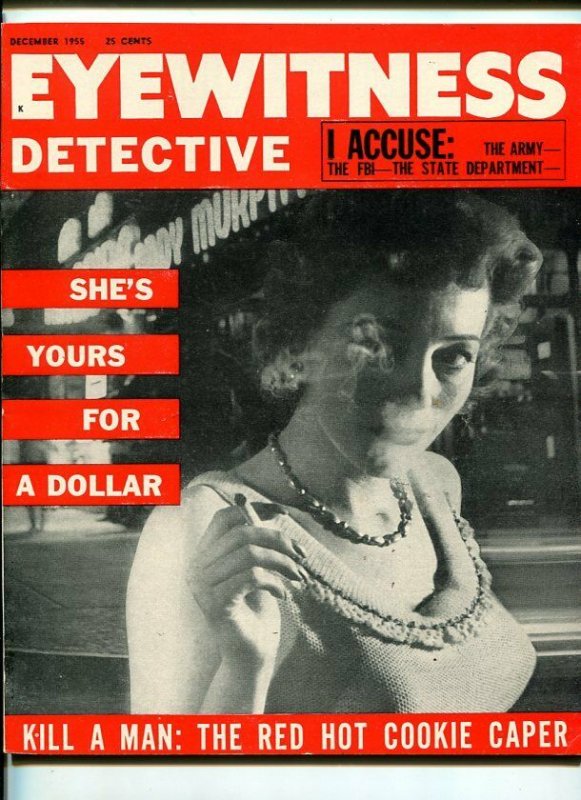 Eyewitness Detective #1, raw, ungraded comic book — front cover