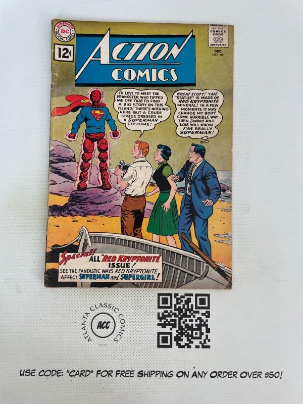 Action Comics #283 (DC Comics), raw comic book in VG/FN condition — front cover