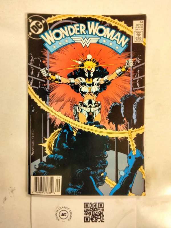 Wonder Woman #34 (DC Comics, 2018), raw comic book in NM condition — front cover