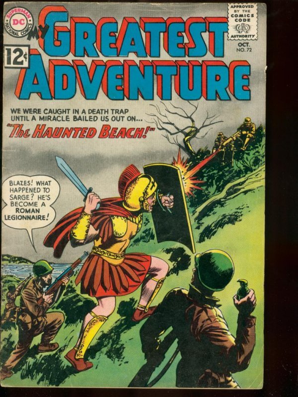 My Greatest Adventure DC Comics #72 (1962), raw comic book in VG condition — front cover