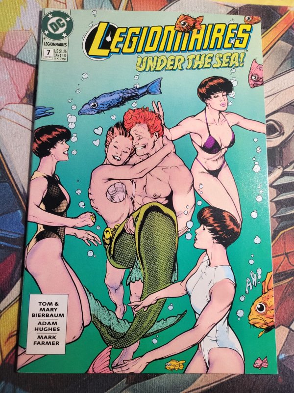Legionnaires #7 (1993), raw, ungraded comic book — front cover