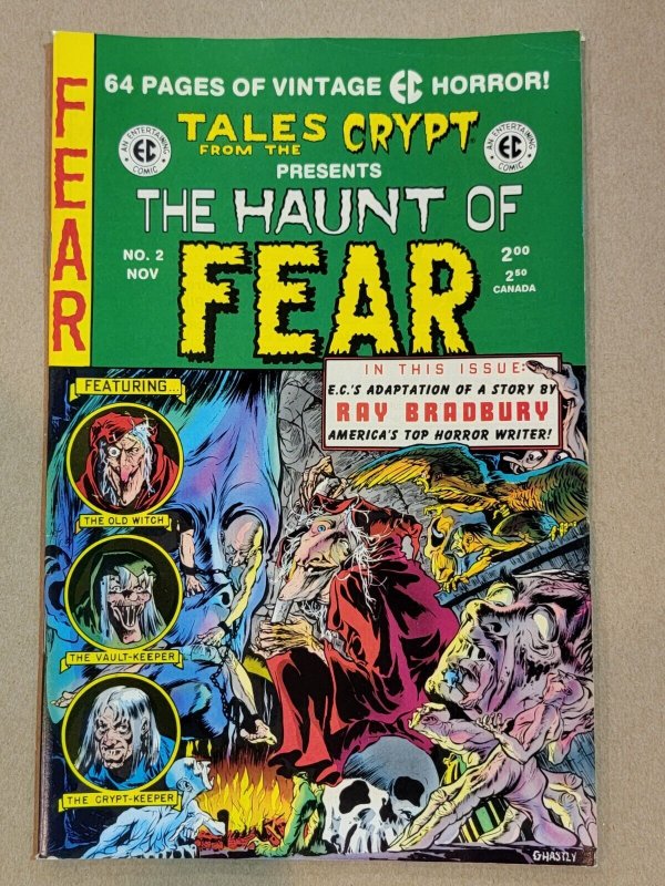 Tales from the Crypt Haunt of Fear #2, raw, ungraded comic book — front cover