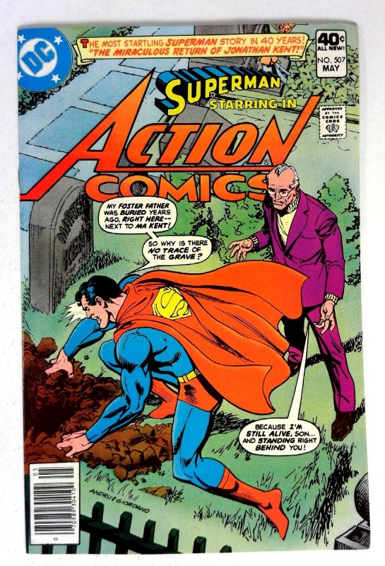 Action #507 (DC Comics, 1980), raw comic book in NM- condition — front cover