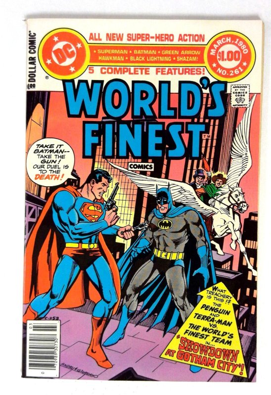 World's Finest #261 (DC Comics, 1980), raw comic book in NM- condition — front cover