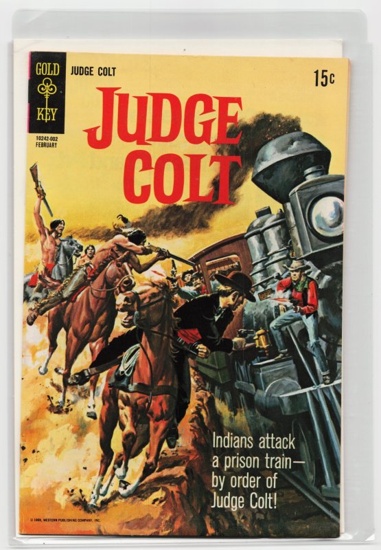 Judge Colt #2 (1970), raw, ungraded comic book — front cover