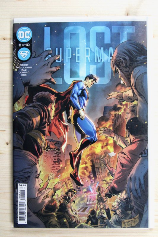 Superman: Lost #8 (DC Comics, 2024), raw comic book in NM+ 9.6 condition — front cover