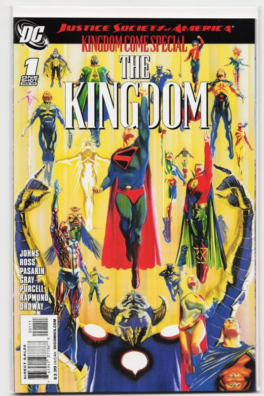 JSA Kingdom Come Special: The Kingdom (2009) Justice Society of America (DC Comics, 2009), raw, ungraded comic book — front cover