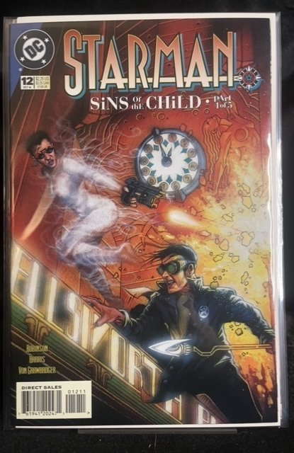Starman #12 (DC Comics, 1995), raw, ungraded comic book — front cover