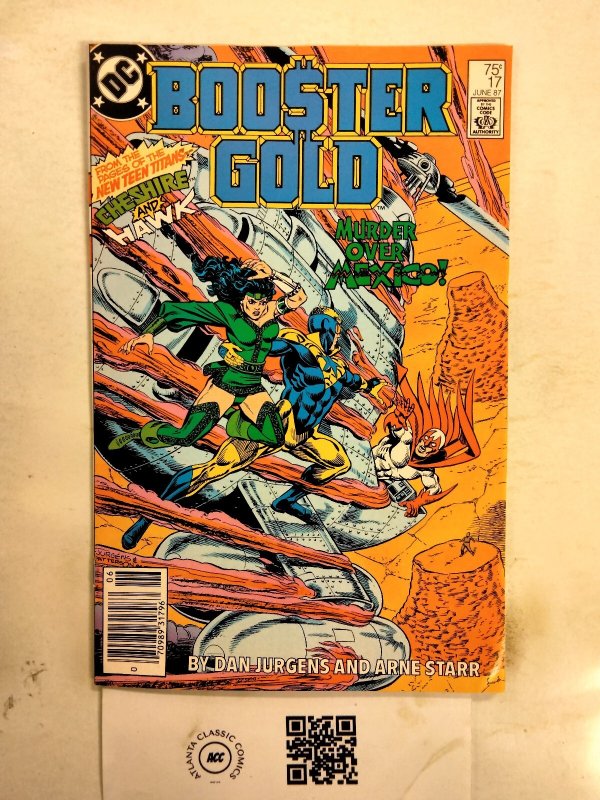 Booster Gold #17 (DC Comics), raw comic book in NM condition — front cover