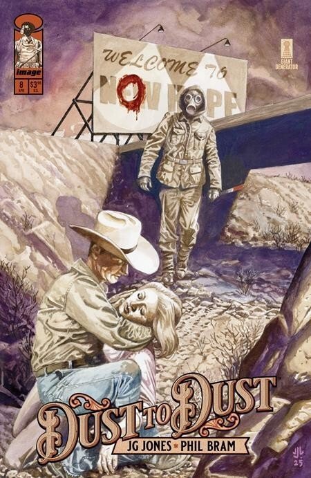 Dust to Dust #8 (Image Comics, 2026), raw, ungraded comic book — front cover