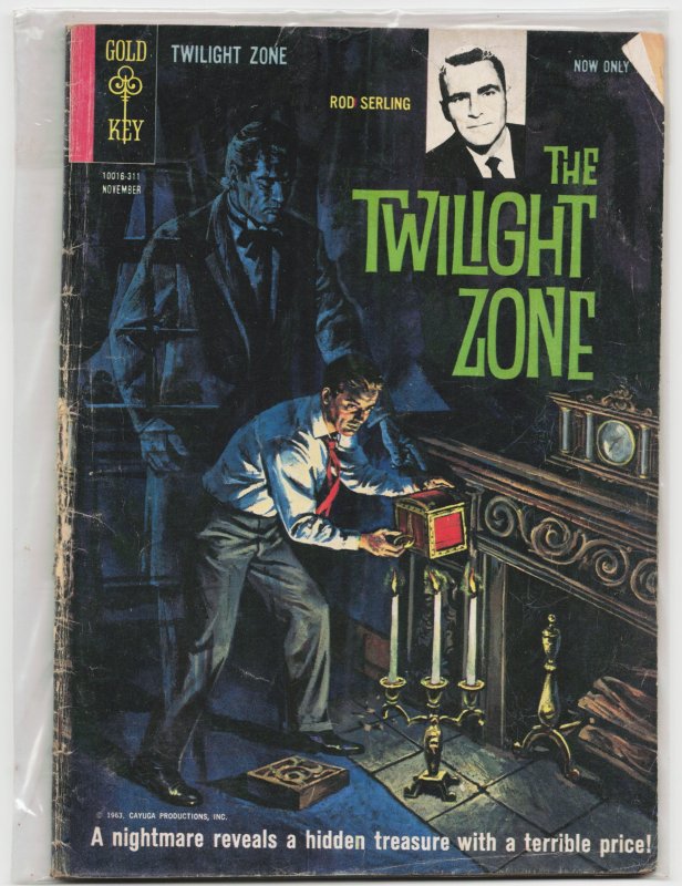 Twilight Zone #5 (Dell, 1963), raw, ungraded comic book — front cover