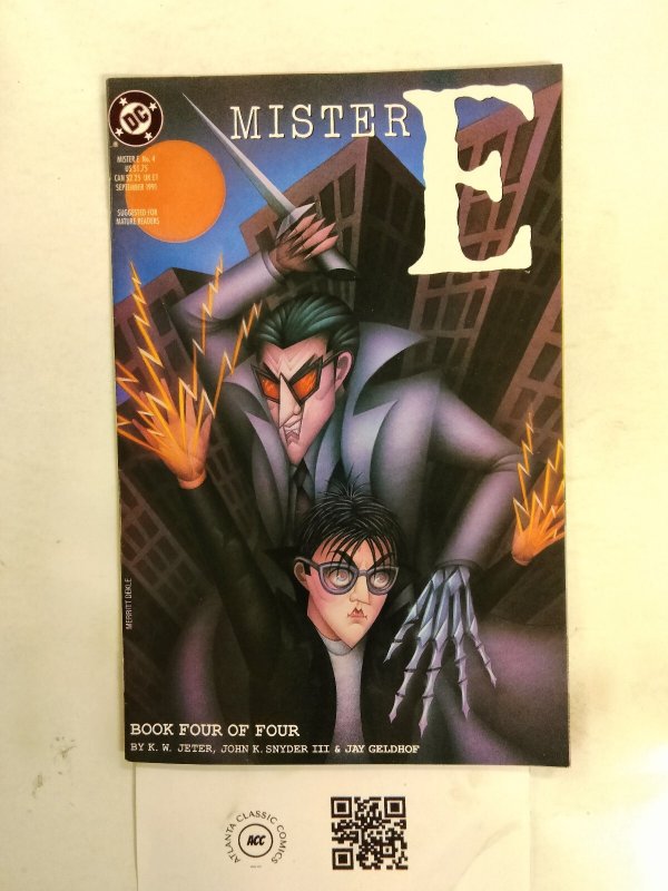 Mister E #4 (DC Comics), raw comic book in NM condition — front cover