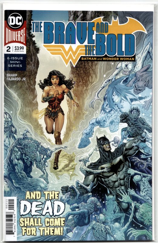 The Brave and the Bold: Batman and Wonder Woman #2 (DC Comics, 2018), raw, ungraded comic book — front cover