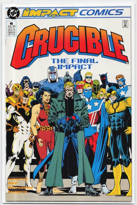 Crucible #6 (Impact Comics, 1993), raw, ungraded comic book — front cover