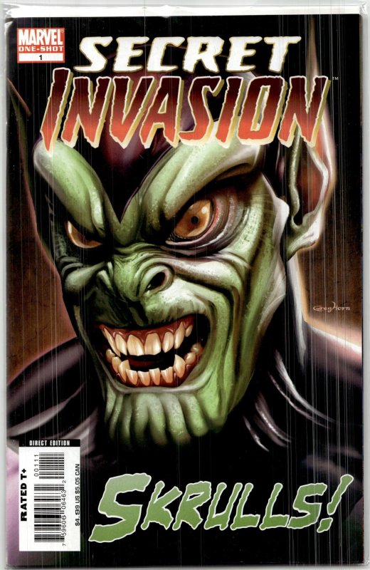 Skrulls! (2008) (2008), raw, ungraded comic book — front cover