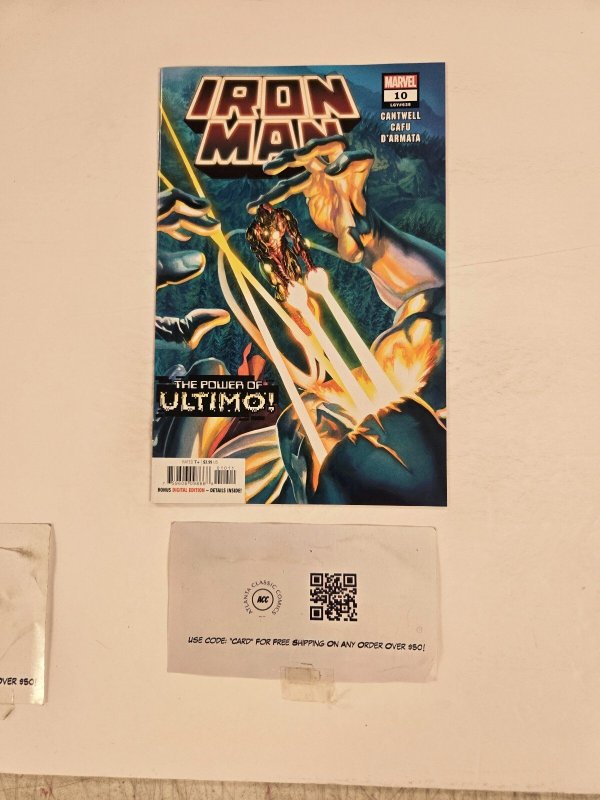 Iron Man #10 (Marvel Comics, 1969), raw comic book in NM condition — front cover