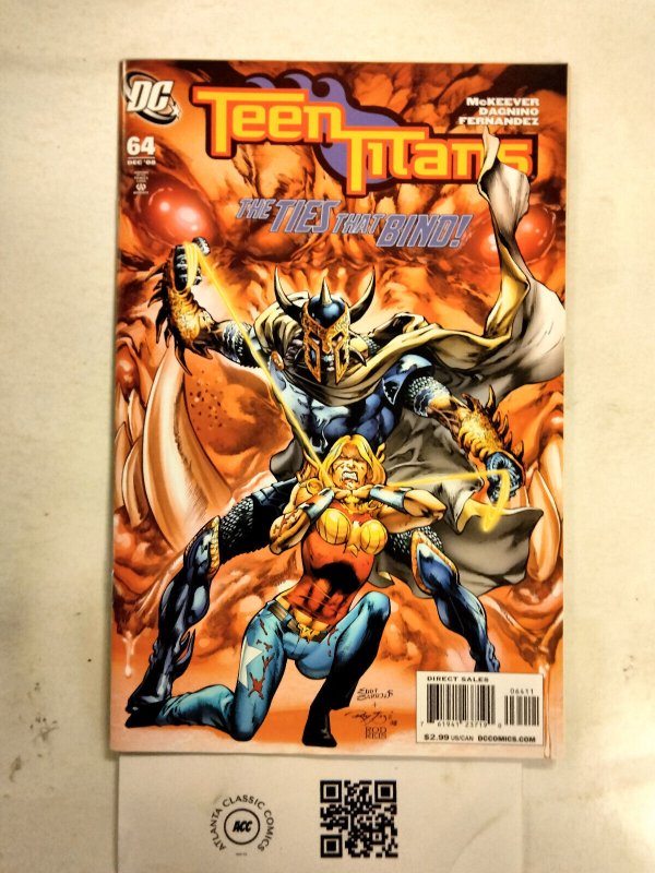 Teen Titans #64 (DC Comics), raw comic book in NM condition — front cover