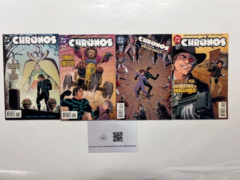 4 Chronos DC Comic Books # 2 3 4 6 Batman Superman Wonder Woman Flash 45 JS45, raw, ungraded comic book — front cover