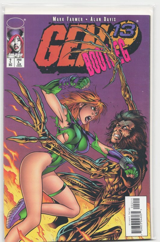 Gen 13 Bootleg #2 (Image Comics, 1996), raw, ungraded comic book — front cover