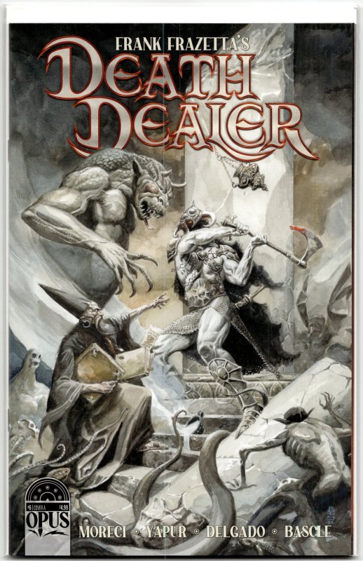 Frank Frazetta's Death Dealer #6 (Image Comics, 2022), raw, ungraded comic book — front cover