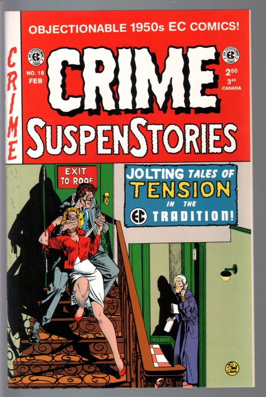 Crime SuspenStories #18 (EC Comics, 1997), raw comic book in FN condition — front cover