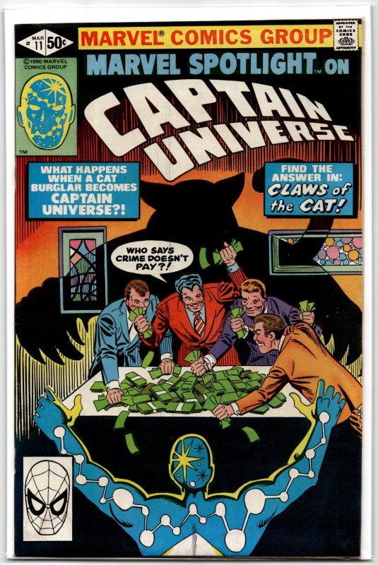 Marvel Spotlight #11 (Marvel Comics, 1981), raw, ungraded comic book — front cover