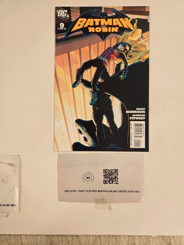 Batman and Robin #9 (DC Comics), raw comic book in NM condition — front cover