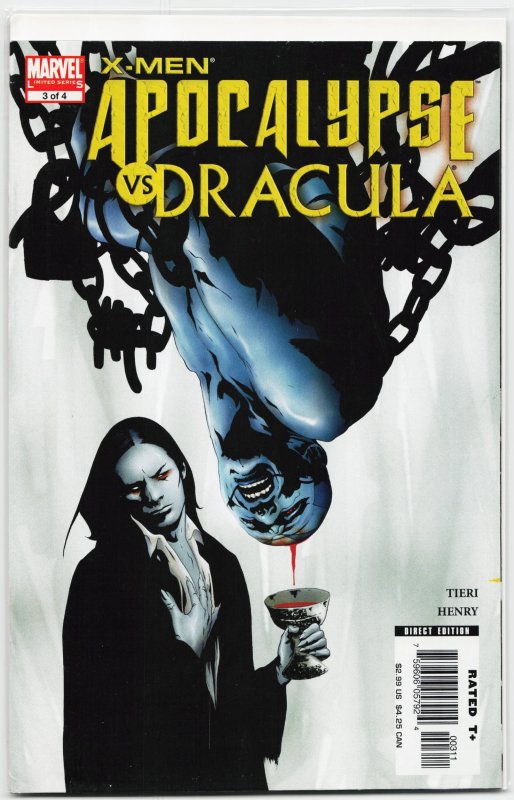 X-Men: Apocalypse/Dracula #3 (Marvel Comics, 2006), raw, ungraded comic book — front cover