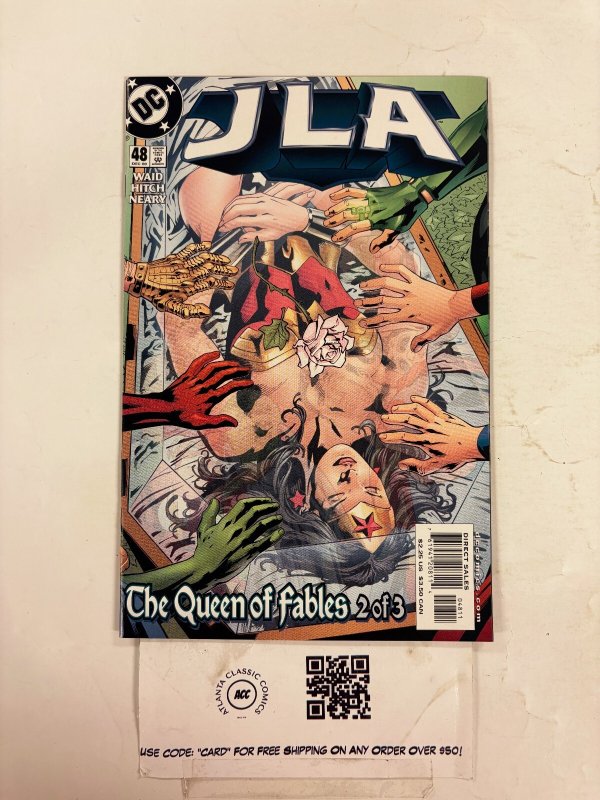 JLA #48 (DC Comics), raw comic book in NM condition — front cover