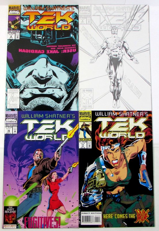 TekWorld Lot of 4 #8, 9, 10, 11 Image Comics (1993) NM 1st Print Comic Books (Image Comics, 1993), raw comic book in NM condition — front cover