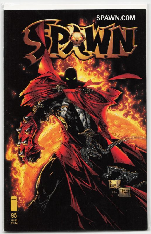 Spawn #95 (Image Comics, 2000), raw, ungraded comic book — front cover