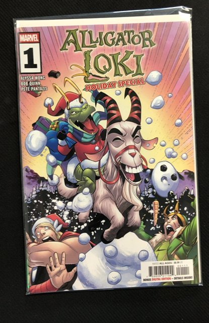 Alligator Loki Holiday Special (2025) (2025), raw, ungraded comic book — front cover