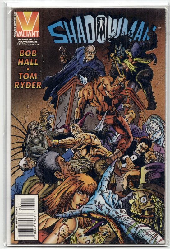 Shadowman #42 (Valiant Comics, 1995), raw, ungraded comic book — front cover