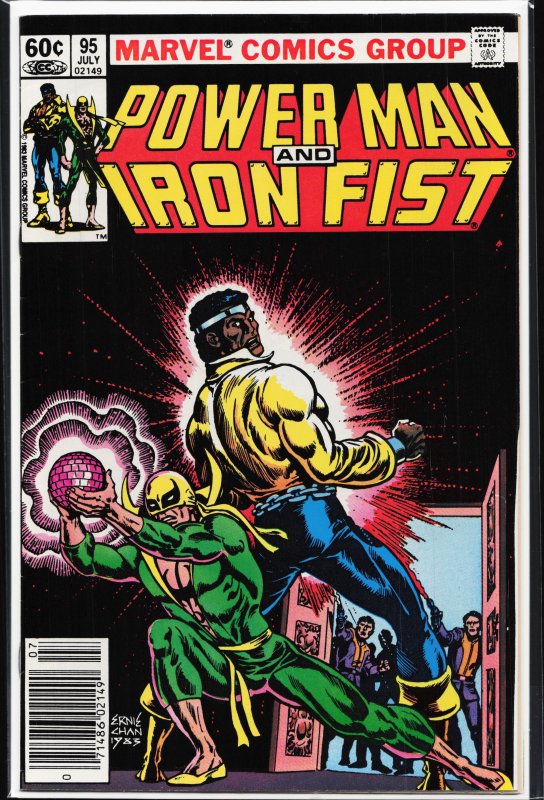Power Man and Iron Fist #95 (Marvel Comics, 1983), raw, ungraded comic book — front cover