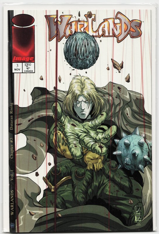 Warlands #3 (Image Comics, 1999), raw, ungraded comic book — front cover