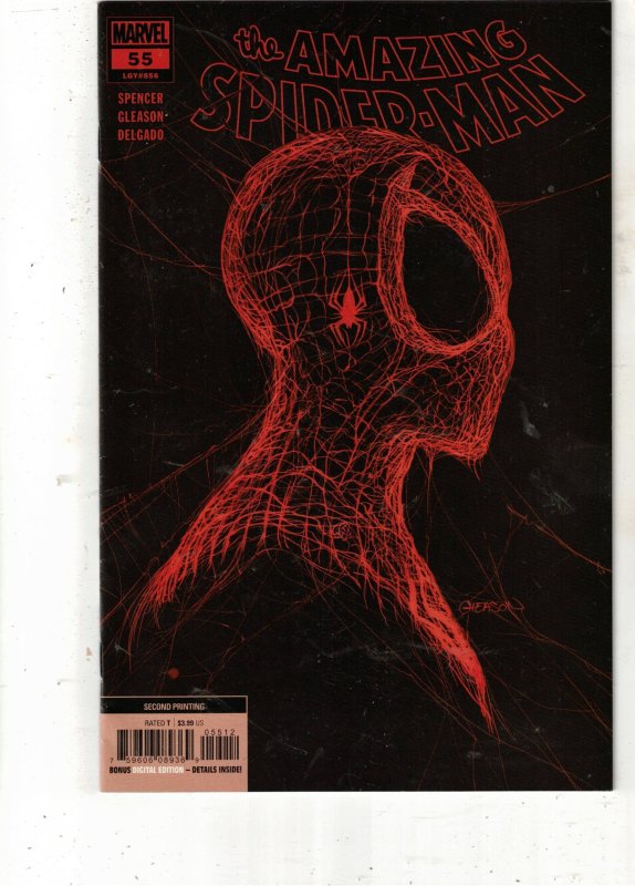 The Amazing Spider-Man #55 (Marvel Comics, 2021), raw comic book in NM- condition — front cover