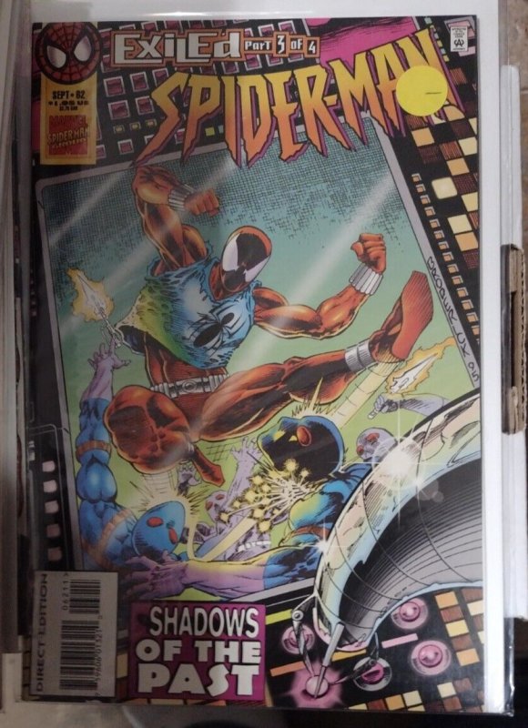 Spider-Man #62 (Marvel Comics, 1995), raw, ungraded comic book — front cover