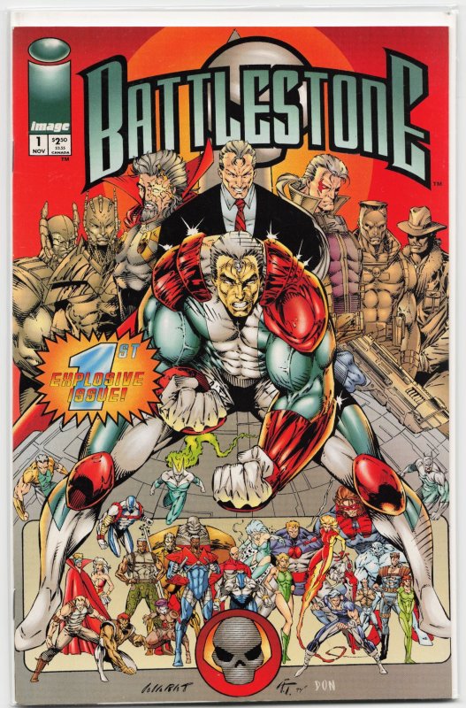Battlestone #1 (1994), raw, ungraded comic book — front cover