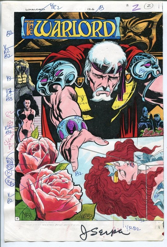 Warlord #126 (DC Comics, 1988), raw comic book in VG condition — front cover
